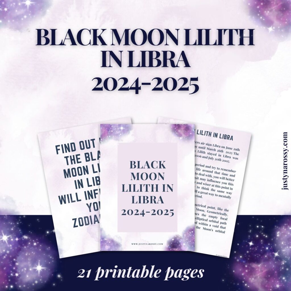Black Moon Lilith in Libra 2024