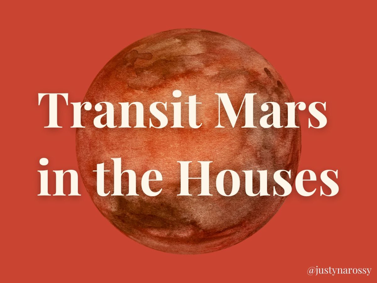 Transit Mars in Astrology - Justyna Rossy