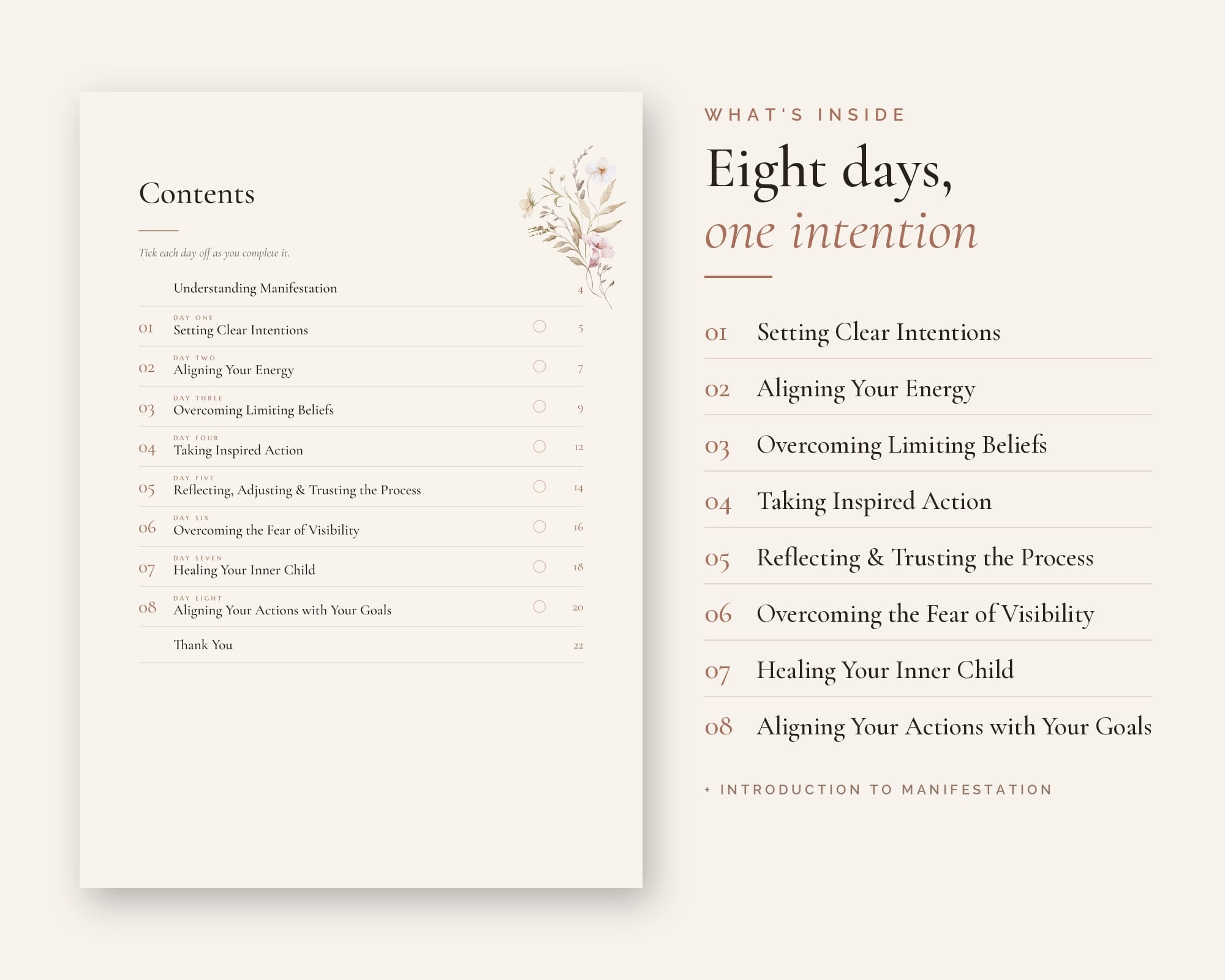 8-Day Manifestation Workbook β Digital Edition - Image 5