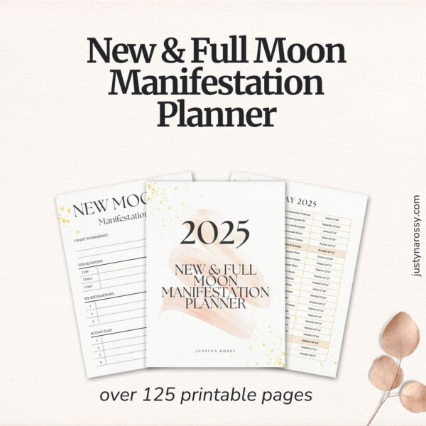 2025 New and Full Moon Planner