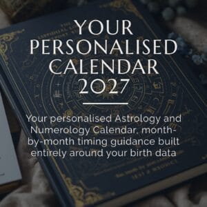 Personalised Astro-Numerology Calendar 2027